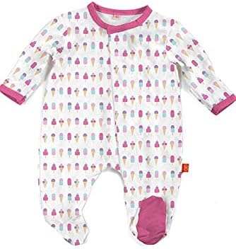 מגנטי Me Footie Pajamas בגדי שינה לתינוק מודאלי רך עם אטב מגנטי מהיר | בנים ובנות ישנים לפני -24
